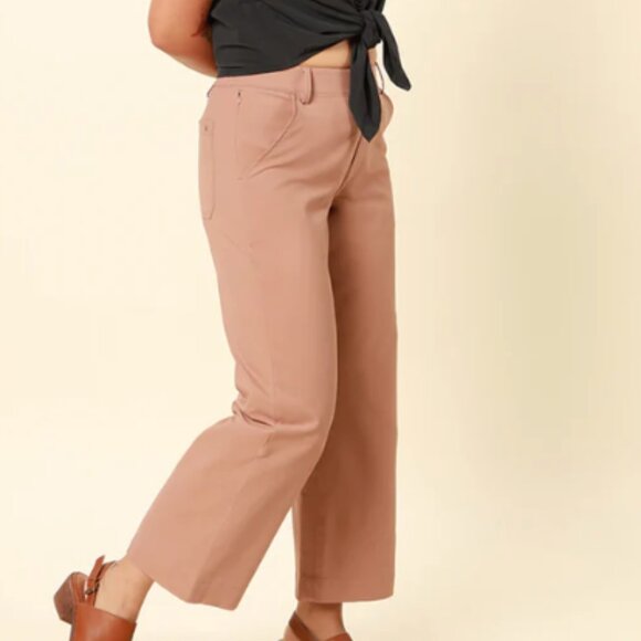 wayre Pants - NWOT Wayre Jetsetter Stretch Trouser in Rose Water